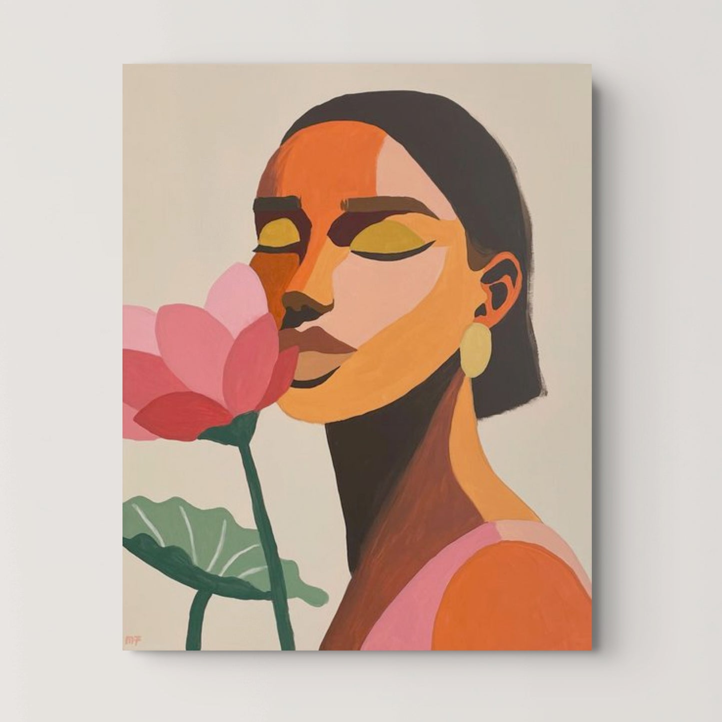 Lotus PAINTING - 16"x20"