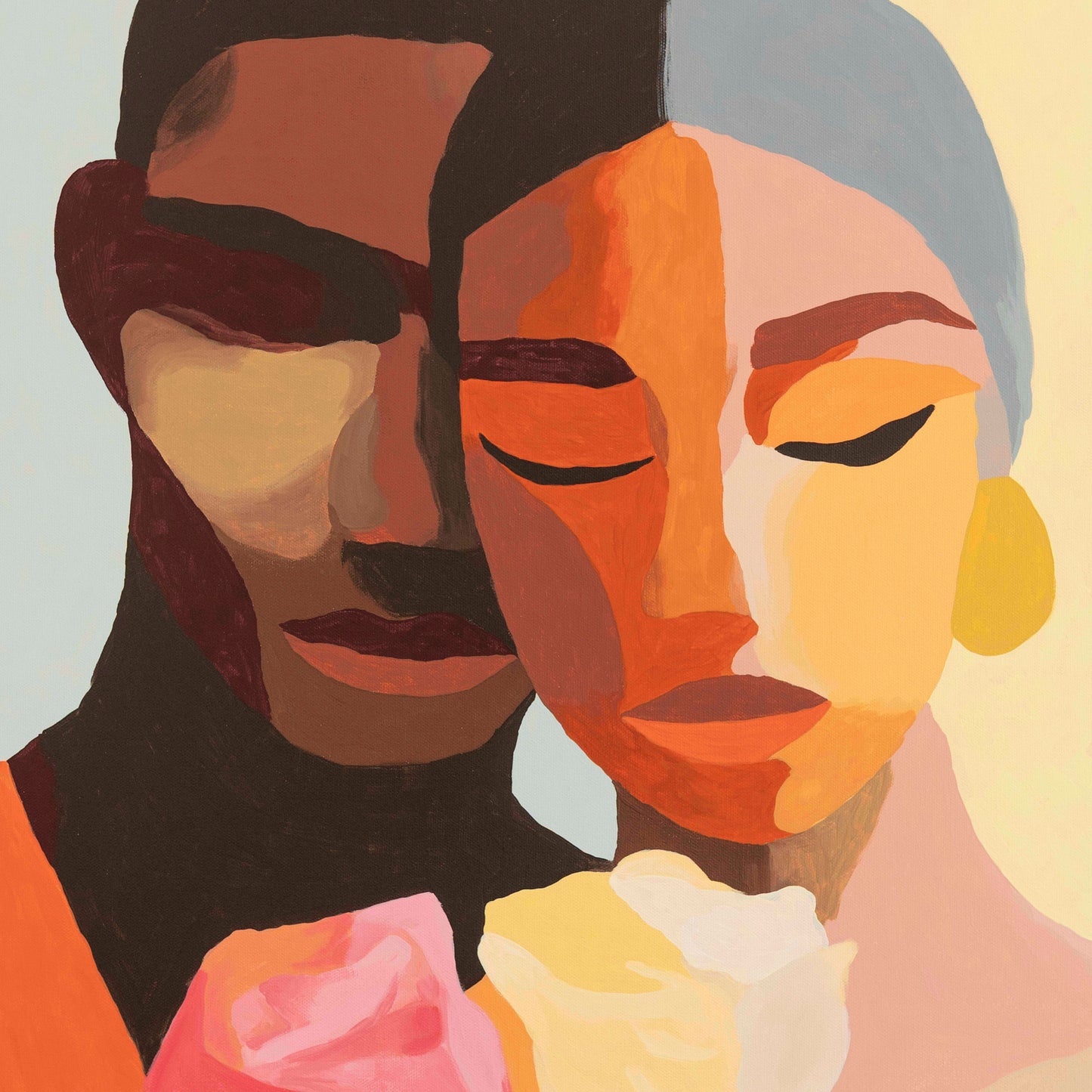 Stop and Smell the Roses 24"x30" PAINTING